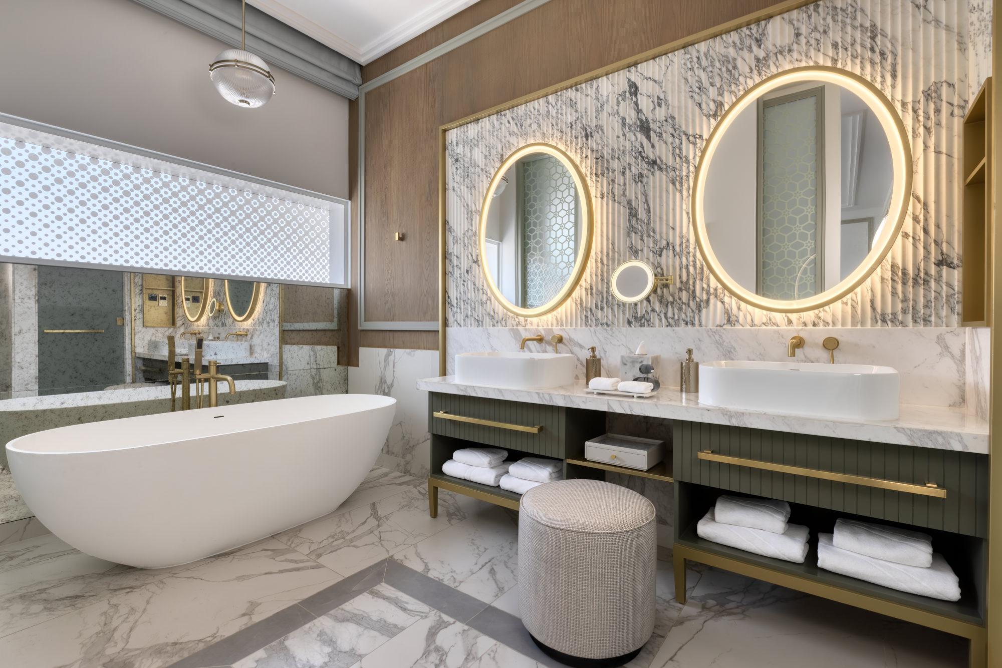luxury executive room bathroom atheel kafd hotel